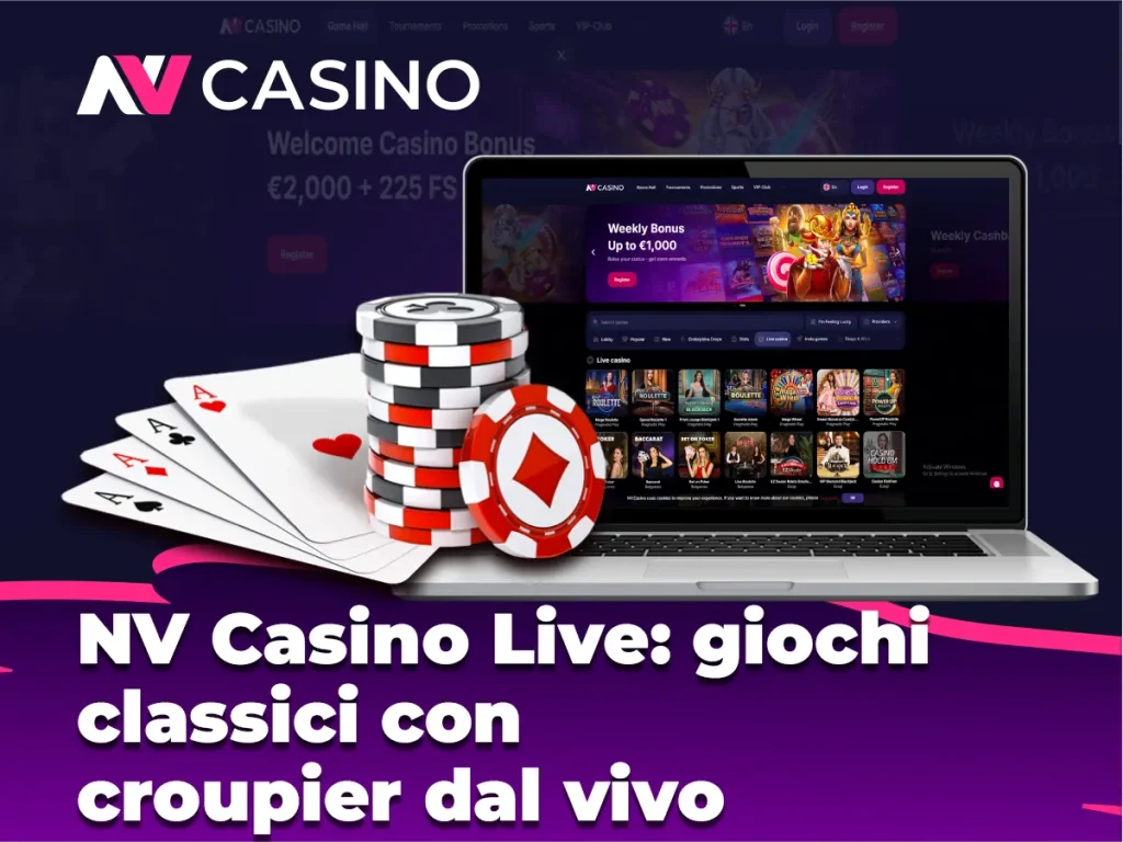 NV Casino Live: giochi classici con croupier dal vivo